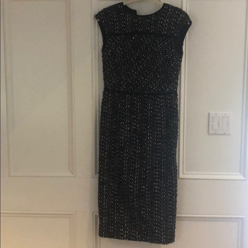 Agnona Black Dress Has tags BROKEN ZIPPER Sz 40